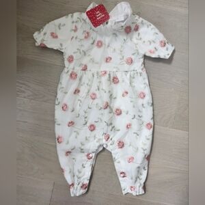 PatPat Floral Girl Ruffle Romper 6-9 Months